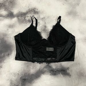 NWOT garage lace corset tank top